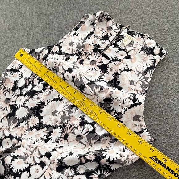 Forever 21 A-Line Dress Floral medium Zipper fit & Flare Mini Lined Sleeveless - Picture 10 of 14